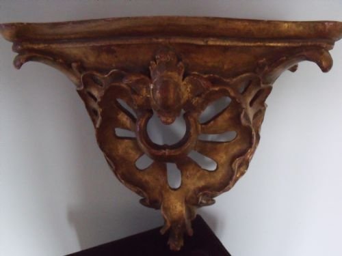 victorian giltwood wall bracket