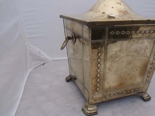 good c19th fireside bucket box