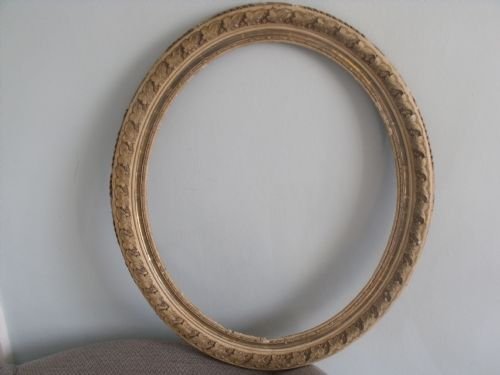 c1880 french shabby frame