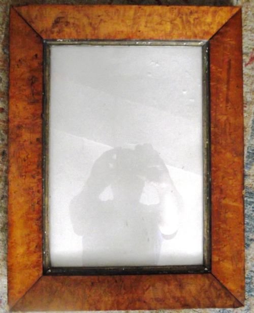 fine burr maple c1840 frame