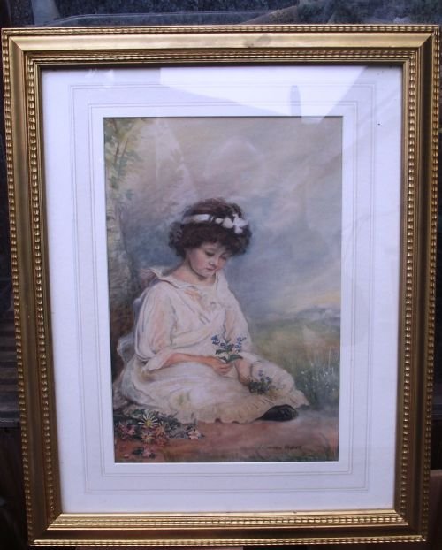 sydney curnow vosper 18661942 original watercolour