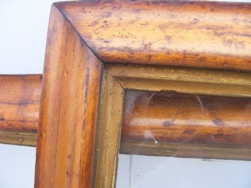 pair c1860 burr elm picture painting frames