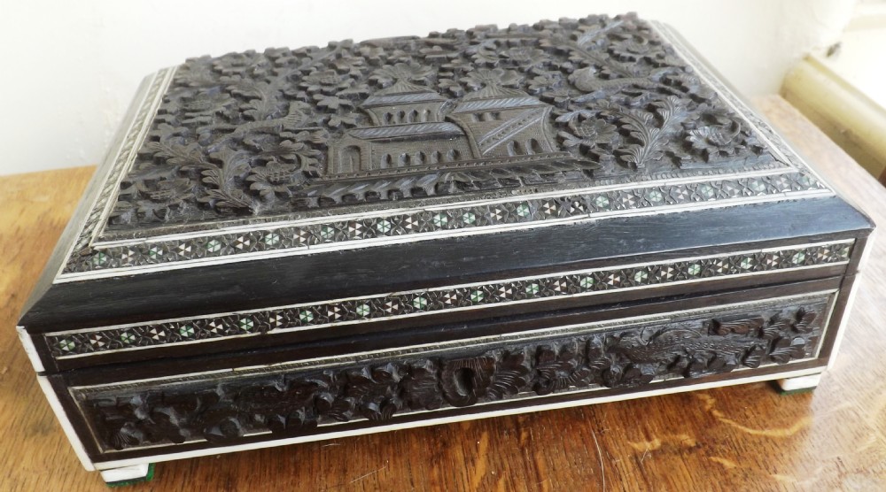 c1880 indian table box