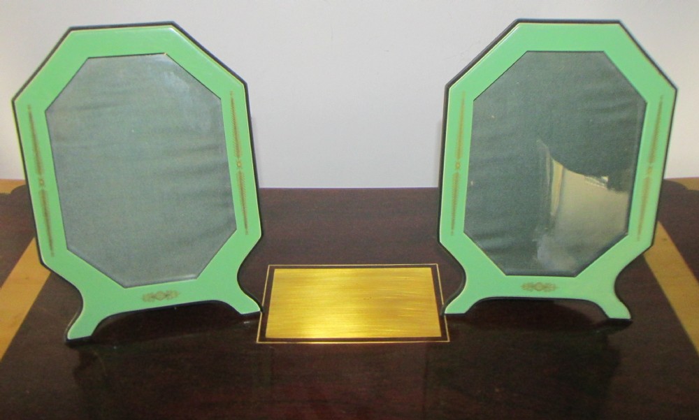 decorative pair c1920 art deco photograph frames