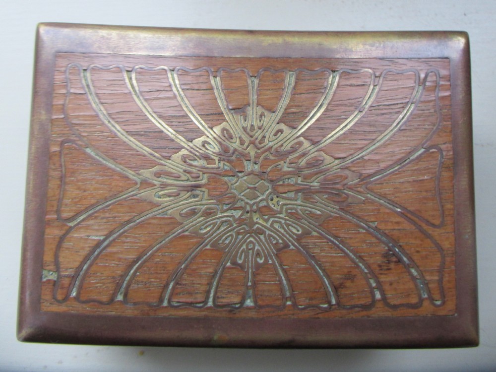 c1900 art nouveau box