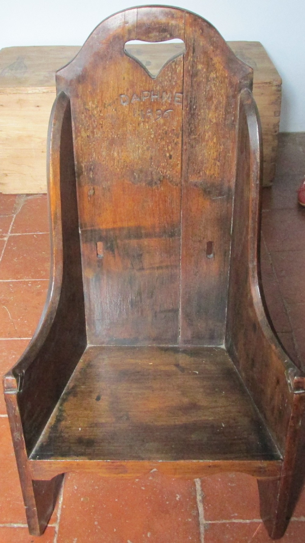 c1896 childs lambing chair daphne