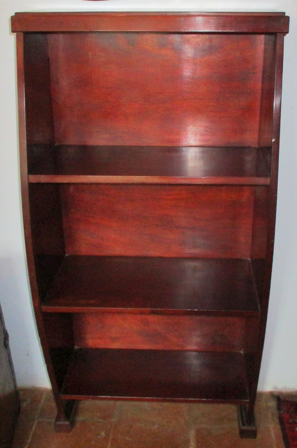 unusual c1920s art deco book display shelves