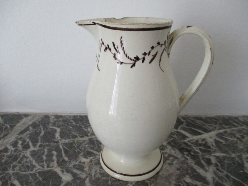 c18th century english creamware cream jug