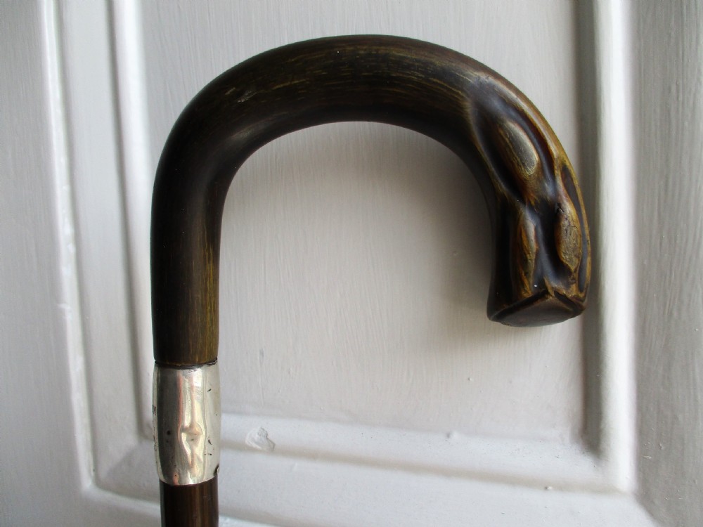 walking stick silver rhino horn windy hill kilmacolm davidson rennie macintosh asc