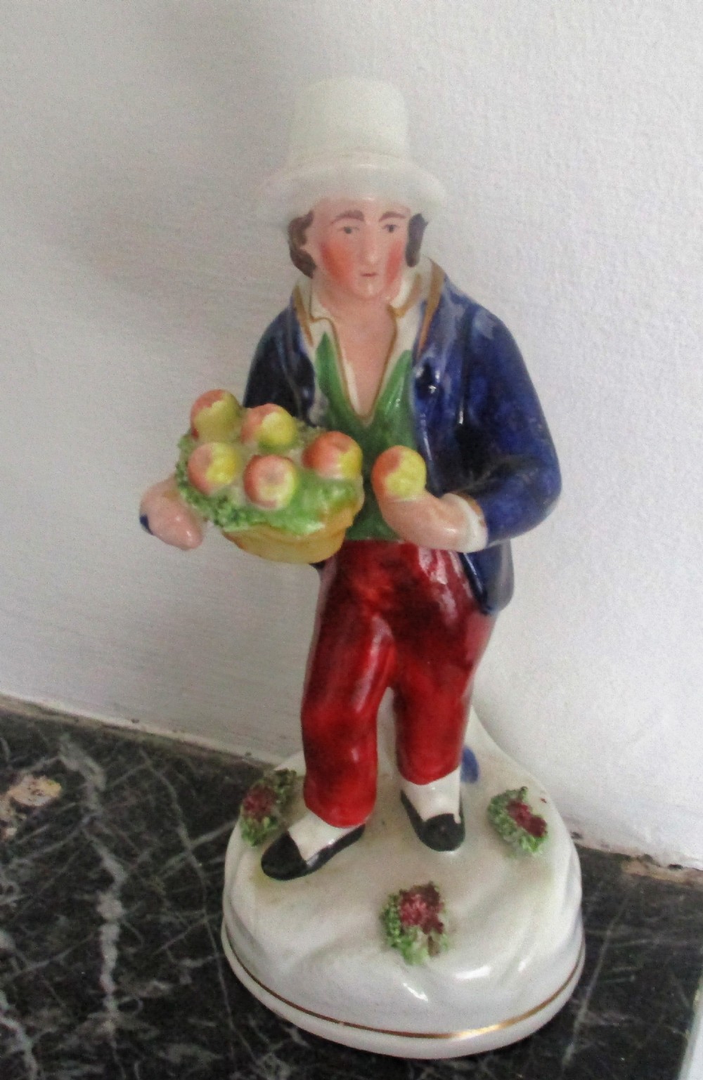 c19th very unusual staffordshire figure